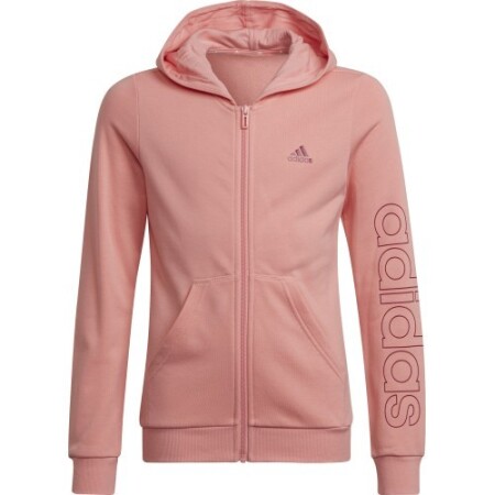 Adidas Girls' G Lin Fz Hoodie Pink HE1968 - Adidas