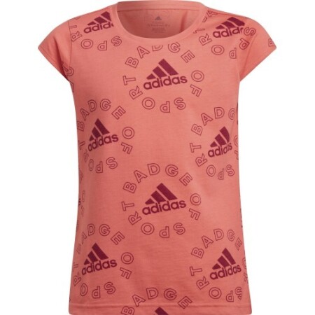 Adidas Girls' G Logo T-Shirt Ess Pink HF1831 - Adidas