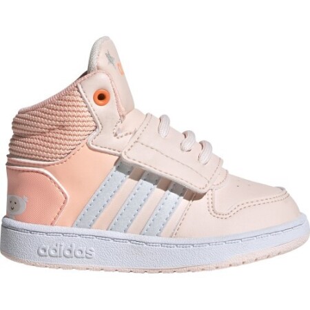 Adidas Girls' Hoops Mid 2.0 I1 Pink Shoes - Adidas