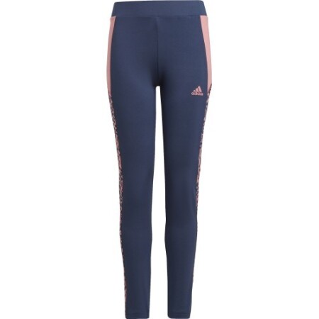 Adidas Leggings For Girls G Leo Tig Navy - Adidas