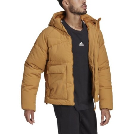 Adidas Men's Down Jacket Big Baffle Jkt Brown HN9932 - Adidas