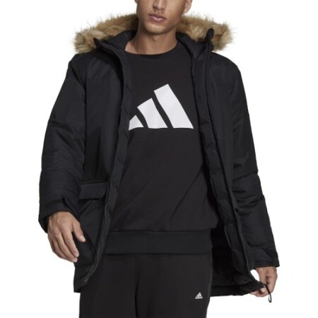 Adidas Men's Jacket Hooded Parka Black GT1699 - Adidas