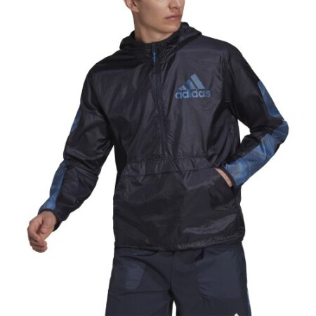 Adidas Men's Jacket Season Wb Blue Black HD4335 - Adidas
