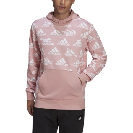 Adidas Men's Sweatshirt M Bl Hoodie Pink HE1783 - Adidas
