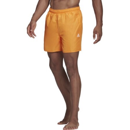 Adidas Men's Swimming Shorts Solid Clx Short Sl Orange HA0375 - Adidas