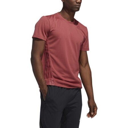 Adidas Men's T-Shirt Aero 3s Tee Red - Adidas