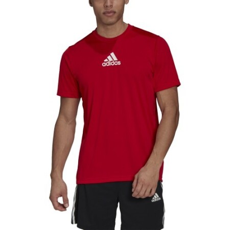 Adidas Men's T-Shirt M 3s Back Tee Red GM4318 - Adidas