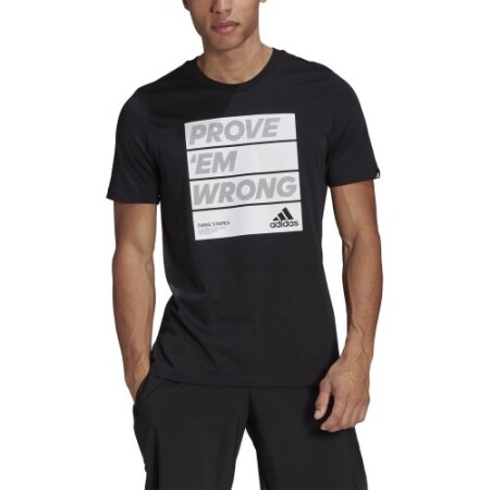 Adidas Men's T-Shirt M 3s Fl Tc Pt Black - Adidas