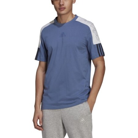 Adidas Men's T-Shirt M Cb Lin T Blue - Adidas