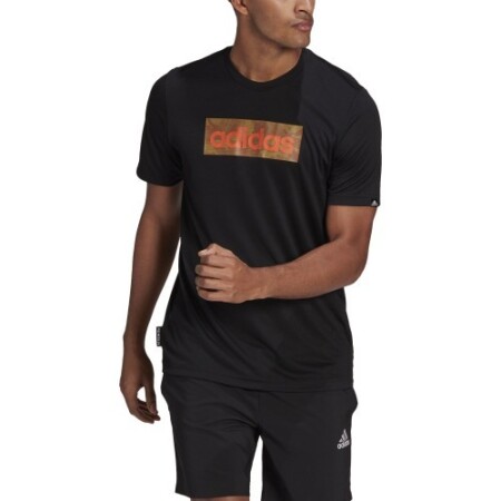 Adidas Men's T-Shirt M Cmo Bx Lg T Black - Adidas