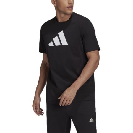 Adidas Men's T-Shirt M Fi 3Bar Tee Black HD0893 - Adidas