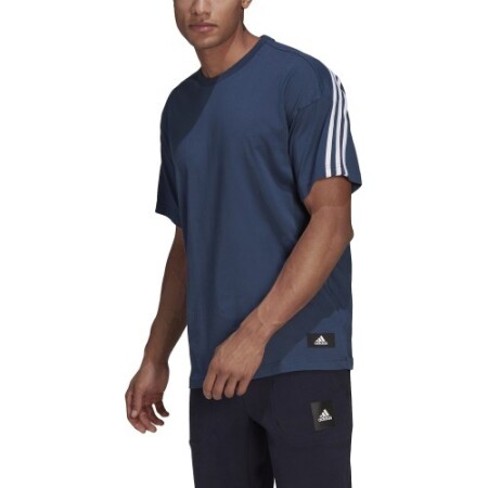 Adidas Men's T-Shirt M Fi Tee Ss A Blue - Adidas