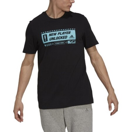Adidas Men's T-Shirt M Nw Plyr G T Black - Adidas