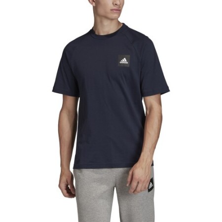 Adidas Men's T-Shirt Mhe Tee Sta Blue - Adidas