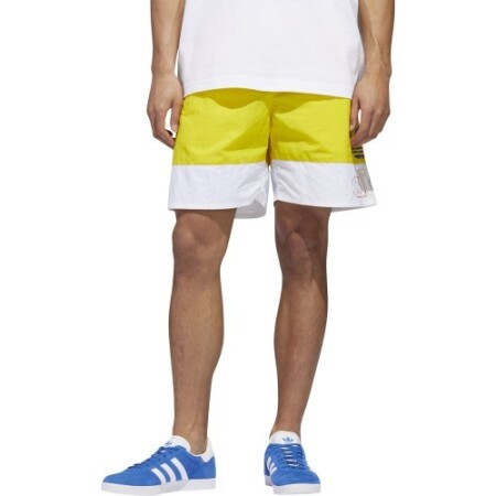 Adidas Originals Erkek Şortu Freestyle Şort Sarı Beyaz - Adidas Originals