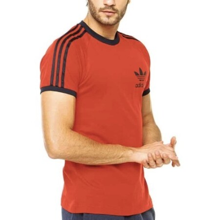 Adidas Originals T-shirt SPORT ESS TEE Red S18427 - Adidas Originals