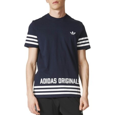 Adidas Originals T-shirt STREET GRP TEE Blue - Adidas Originals