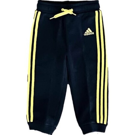 Adidas Pants for Kids I ESS KN PANT Black Yellow F49789 - Adidas
