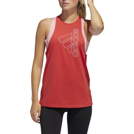 Adidas Plaid Tech Bos Tank Red FQ1999 - Adidas