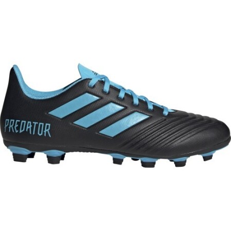 Adidas Predator 19.4 FxG Black Blue Shoes - Adidas