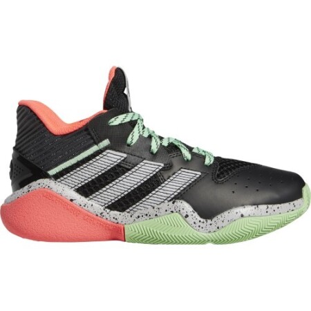 Adidas Shoes For Teens Harden Stepback J Black Pink Green - Adidas