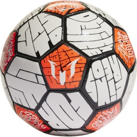 Adidas Soccer Ball Messi Clb Orange White HE3814 - Adidas