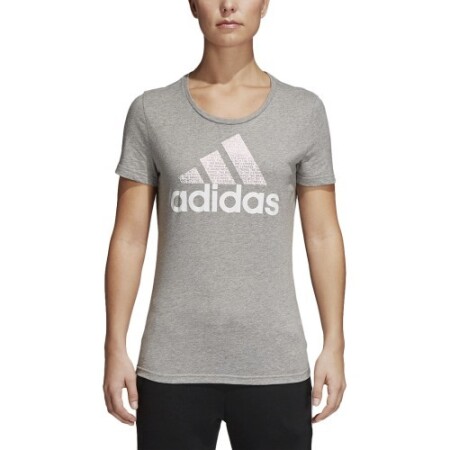Adidas Sweatshirt Foil Text Bos Grey CV4565 - Adidas