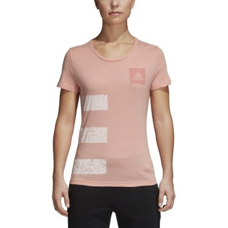 Adidas Sweatshirt Three Stripes Pink White CV4572 - Adidas