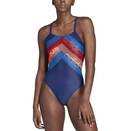 Adidas Swimsuit Fit 1PC Lin Dark Blue - Adidas