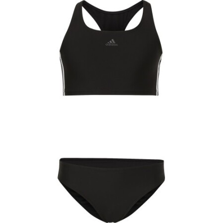 Adidas Swimsuit Girls Fit 2Pc 3s Y Black - Adidas