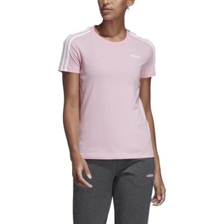 Adidas Tişört W E 3S Slim Fit Pembe - Adidas