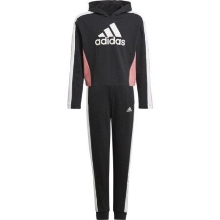 Adidas Tracksuit for Girls G Hooded Crop Ts Black - Adidas