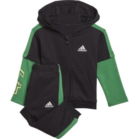 Adidas Tracksuit for Kids I Bold 49 Set Black Green - Adidas