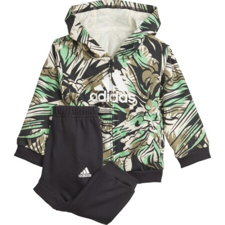 Adidas Tracksuit for Kids I Jog Set B Black Green - Adidas
