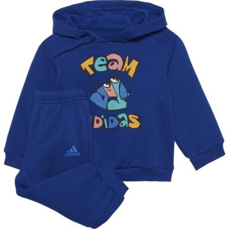 Adidas Tracksuit for Kids I Over Jog Fl Blue HF1973 - Adidas