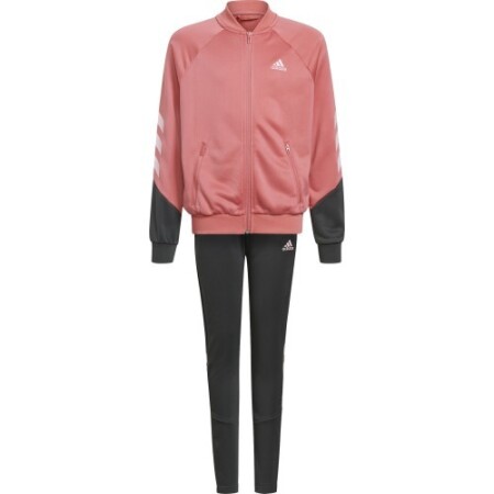 Adidas Tracksuit Girls G Xfg Ts Pink Black - Adidas