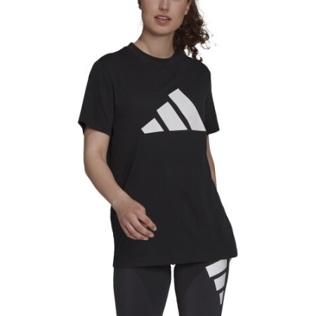 Adidas Women's Blouse W Fi 3B Tee Black - Adidas