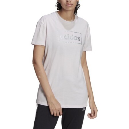 Adidas Women's Blouse W Fl Bx G Tee Pink HC5569 - Adidas