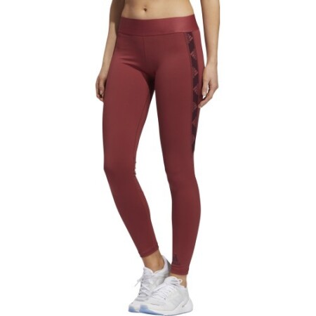 Adidas Women's Leggings Ask Bos T Burgundy - Adidas