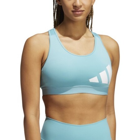 Adidas Women's Sports Bra Bt 3Bar Logo B Blue - Adidas