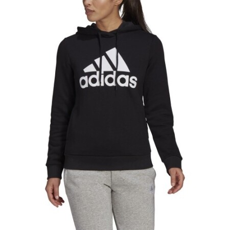 Adidas Women's Sweatshirt W Bl Fl Hoodie Black - Adidas