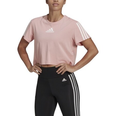 Adidas Women's Tc Crop Tee Pink HD9353 - Adidas
