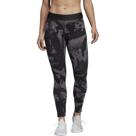 Adidas Women's Tights W E AOP Tights Black Grey DP2365 - Adidas