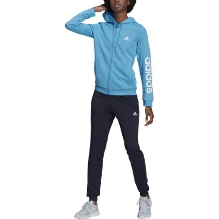 Adidas Women's Tracksuit W Lin Ft Ts Black Blue HD1696 - Adidas