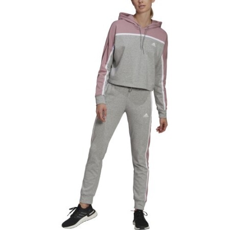 Adidas Women's Tracksuit W Subt Block Ts Grey HD9024 - Adidas