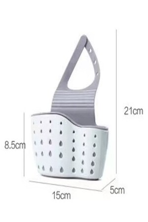 - Adjustable- Attachable Rubber Sink Organizer Hanger- Sponge Holder - Else Nippon