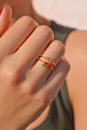 Adjustable Cherry Ring - Sacce Scarves&Accessories