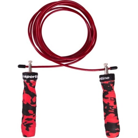 Adjustable-length Jumping Rope with Bearings inSPORTline Jumpkamu - Red - inSPORTline