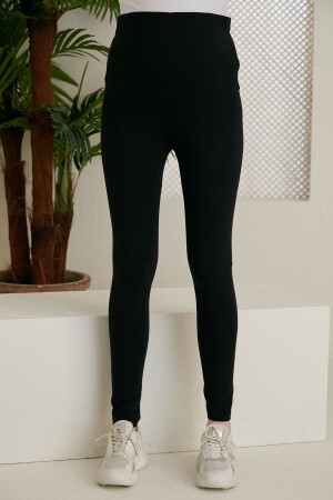 Adjustable Waist Maternity Tights Black - Gör Sin