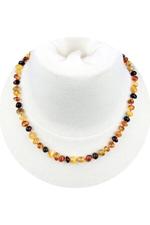 Adult Amber Necklace Certified Original - Damla Kehribar Market